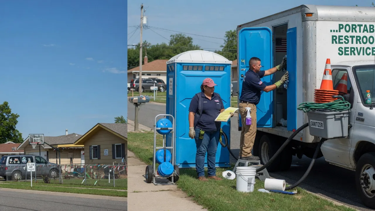 Portable Toilet Rental in Gridley, KS near me